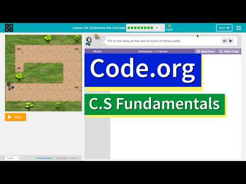 Determine the Concept CS Express Lesson 24.9 - Course E 19.9 Code.org Tutorial with Answers