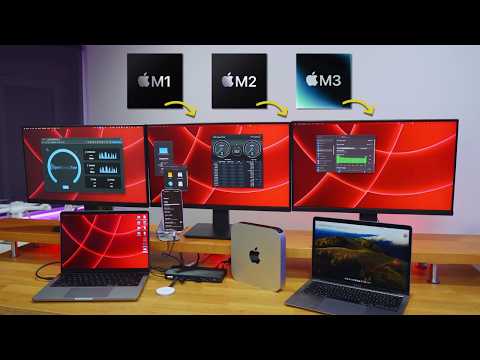 How to connect 3 Monitors on M1, M2, or M3 Macbook Pro 🔥 Mac Mini & MacBook Air