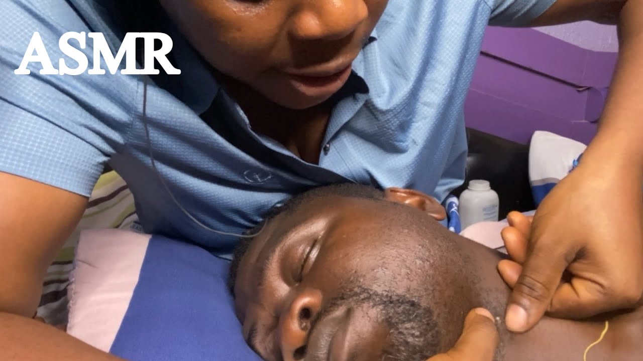 ASMR✨REMOVAL DEEP ROOTED HAIR FOR GOOD SLEEP