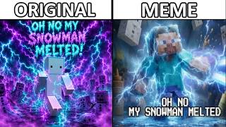 Oh no my snowman melted/all version