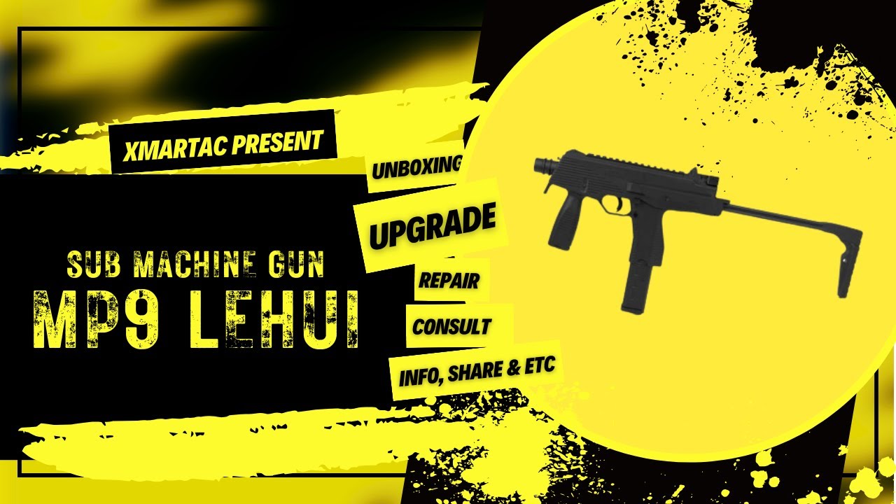 Toy Gun MP9 V2 LeHUi SMG Water Gel Blaster WGG (How to Fix Problem Select Fire Switch)