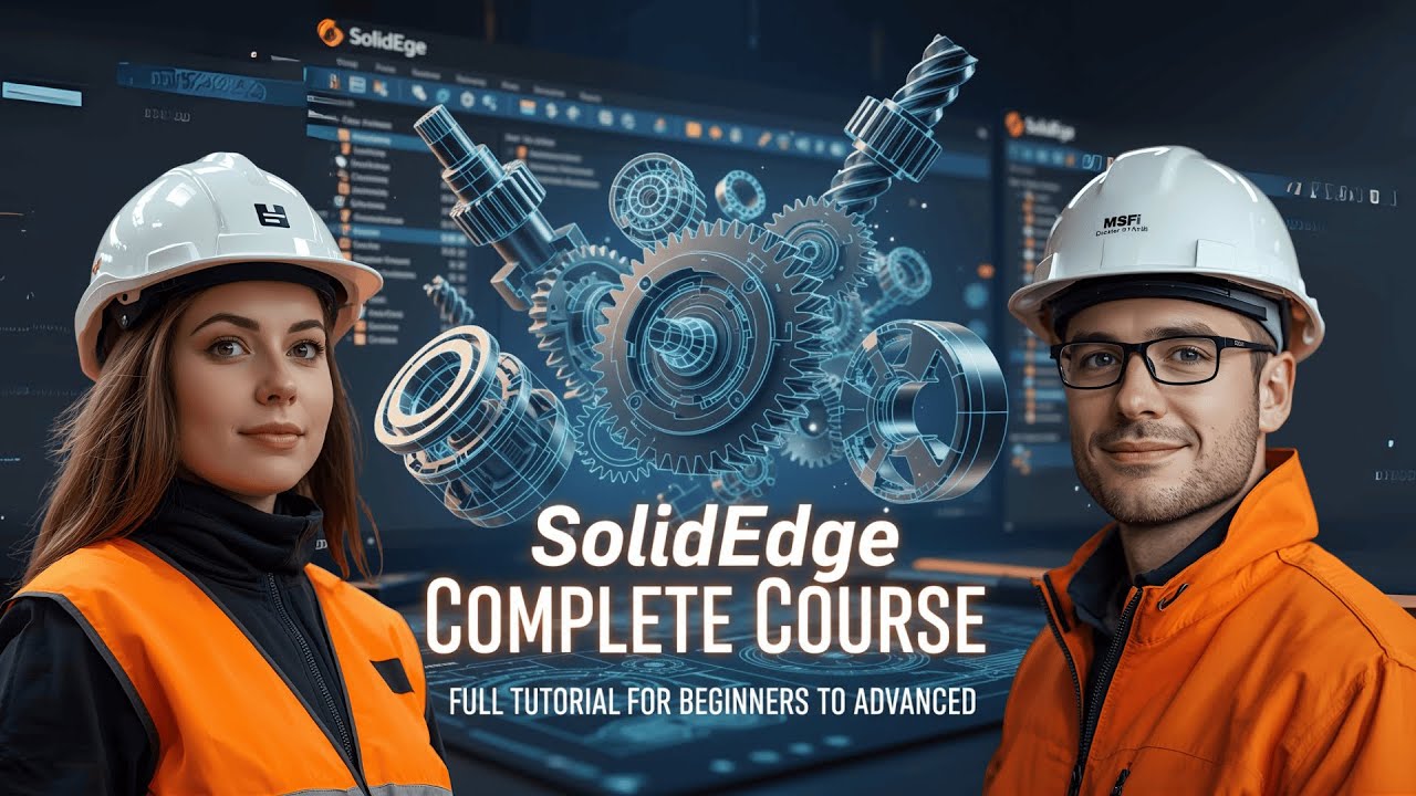 SolidEdge Complete Course | SolidEdge Full Tutorial | Solid Edge Training for Beginners to Advanced