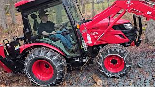 Tractor Oil & Filter Change, TYM T474 First 50 Hour Service, Shell Rotella T4 15W-40