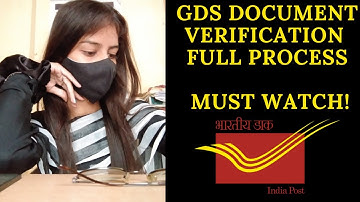 GDS DOCUMENT VERIFICATION WHOLE PROCESS | IMPORTANT DOCUMENTS FOR VERIFICATION |@IndiaPostOfficeGDSCORNER