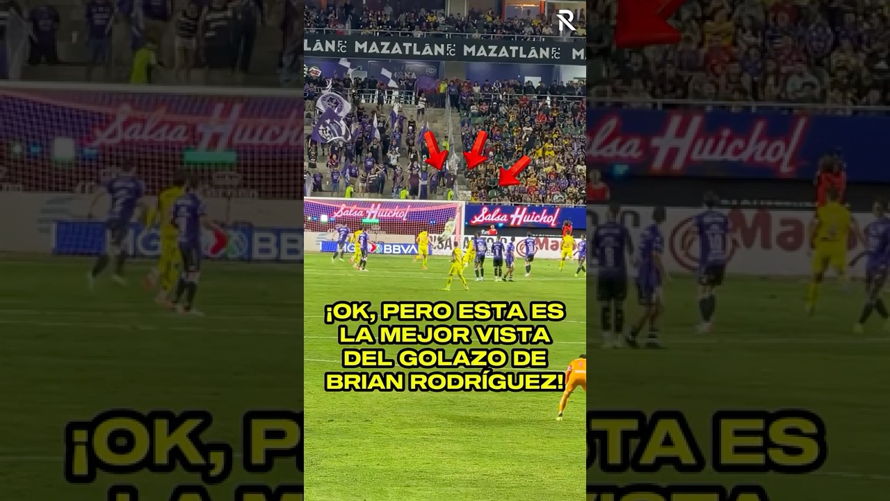 😱¡GOLAZAZAZO DE BRIAN RODRÍGUEZ!⚽️🟡 