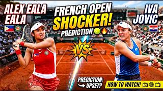 ALEX EALA vs IVA JOVIC LIVE 🚨 French Open SHOCKER? Watch FREE NOW!