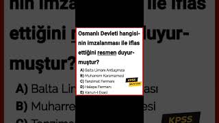KPSS 2024 TARİH'TEN ÇIKABİLECEK SORULAR #kpss2024 #kpssgüncel #kpsstarih #yks #tyt #kpsscoğrafya