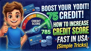 “How to Increase Credit Score Fast in USA (Simple Tricks)”