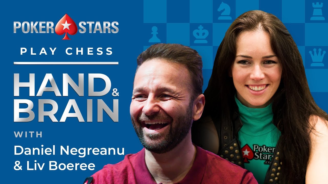 PokerStars Daniel Negreanu, Liv Boeree Play Hand And Brain Chess