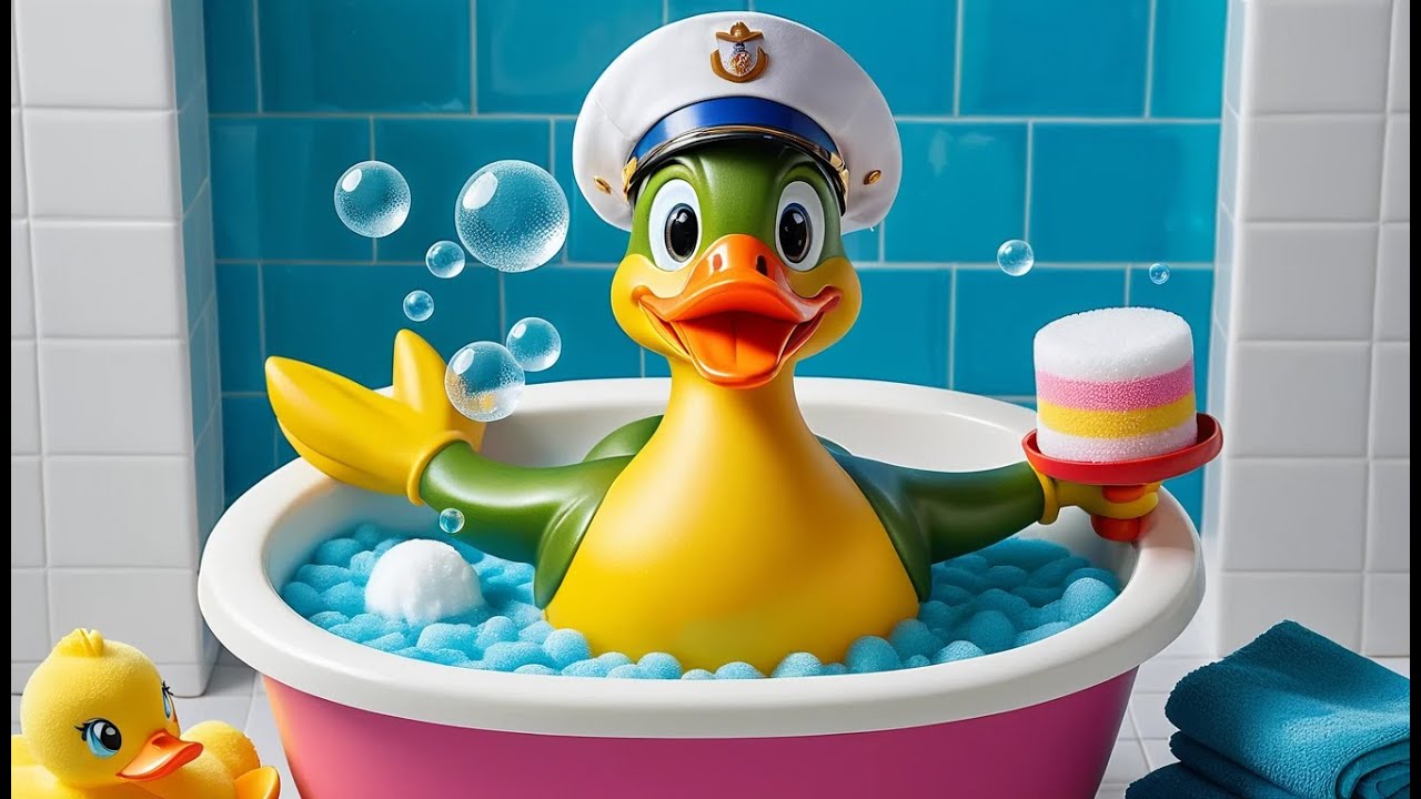 Bath Time Submarine Song | Fun Underwater Bath Song for Kids | Playful Water Adventure Rhyme