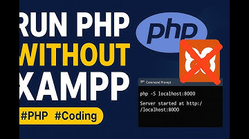 Php  Server | php in build server|how to run php without xampp