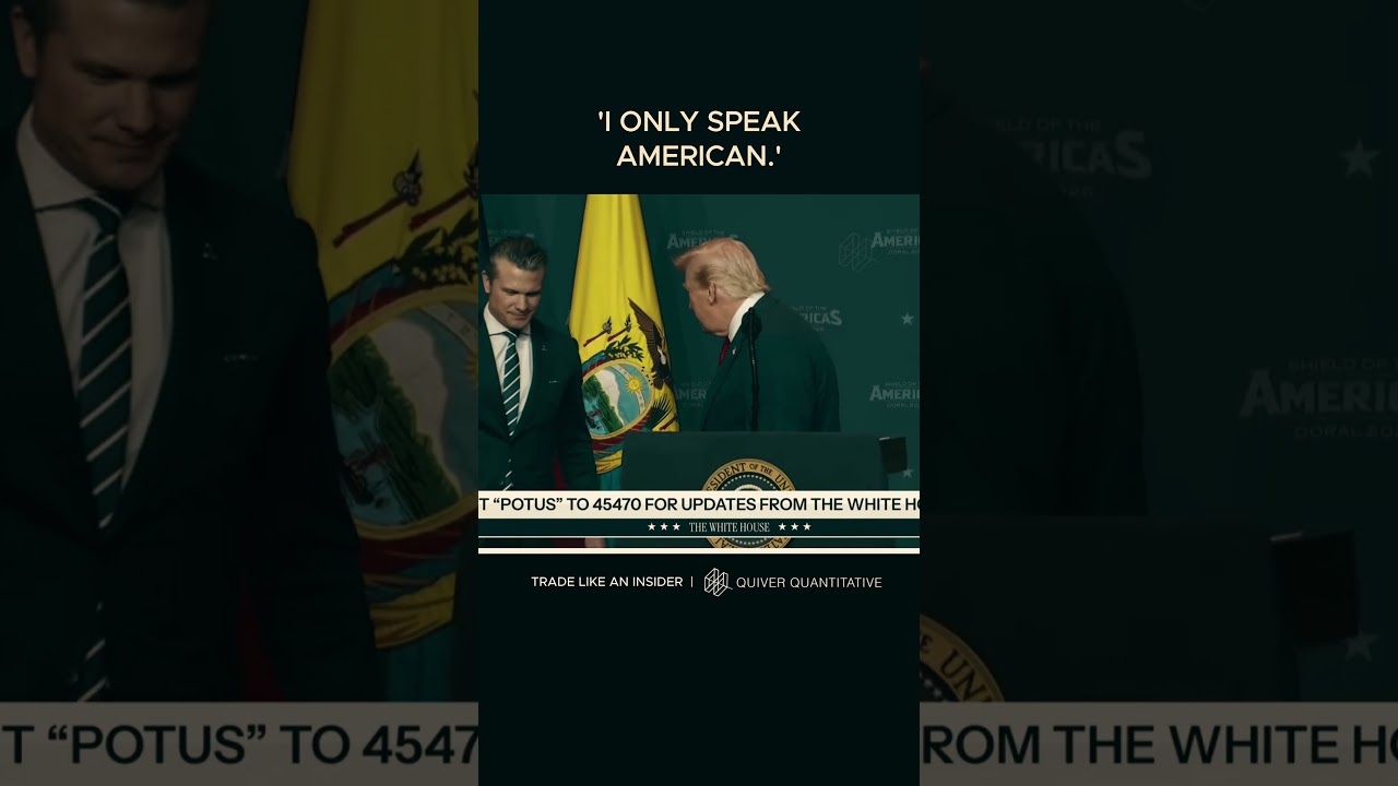 Pete Hegseth to Marco Rubio: 'I only speak American.'