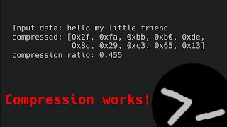 Compressing and decompressing text with huffman coding