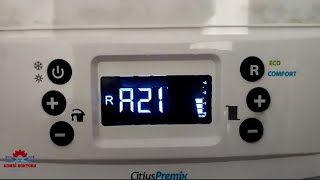 Eca Citius Premix Kombi A 21 Arıza Kodu Nedir ? Eca Kombi Arıza Kodları