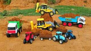 Mini | JCB | Tractor 🚜😀 | Trock | Fully Loading Work Send | Video | INDIAN BK TOYS