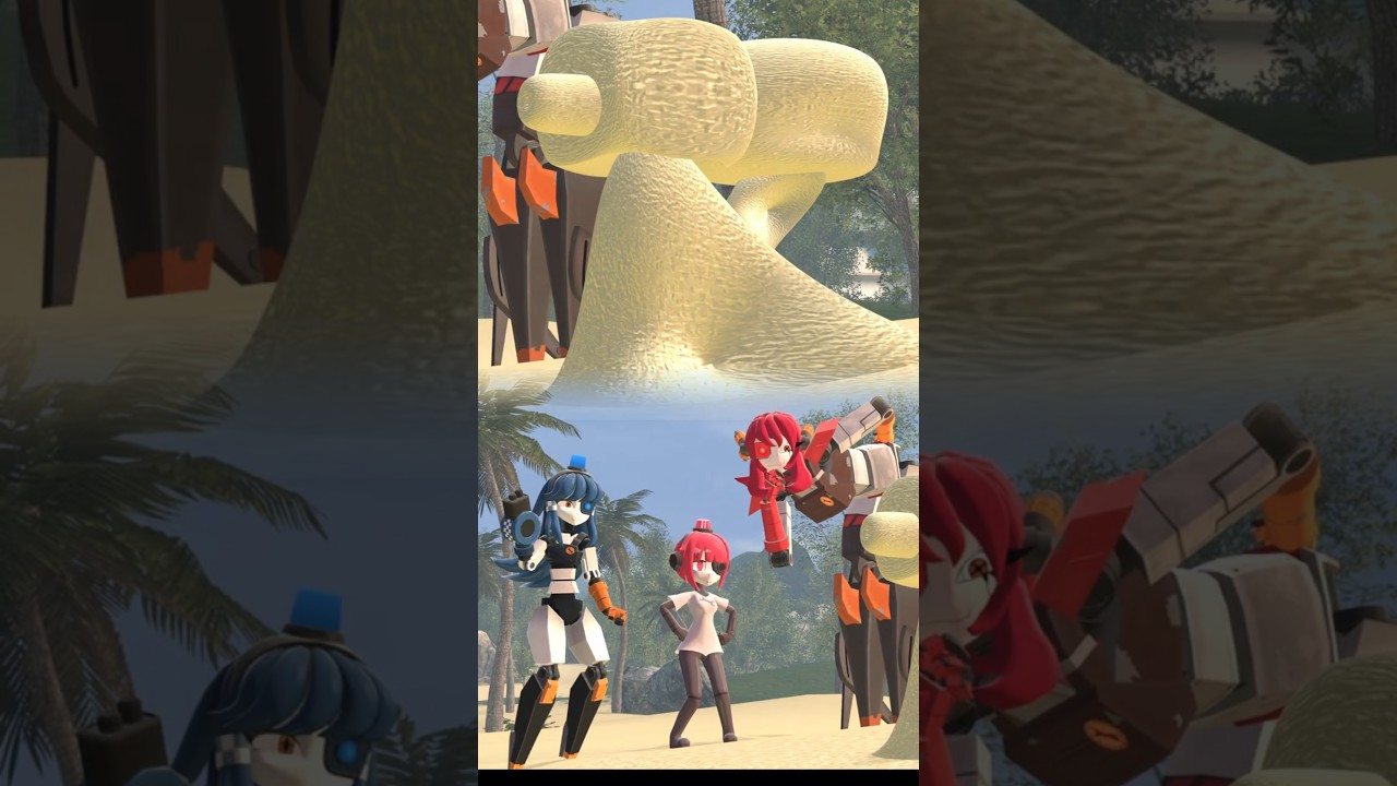 Mini Sentry Chan Builds A Sand Sentry