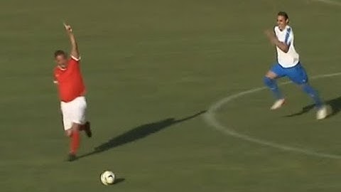 Švancara slaví už před vstřelením gólu!