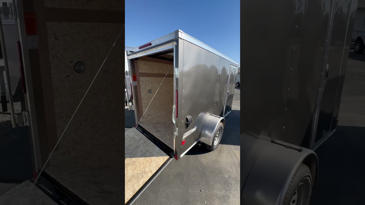 2025 Haulmark Passport 5x10 with rear ramp and side door cargo trailer