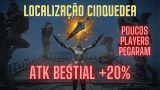 Localização Da Adaga Cinquedea 20% Encantamento Bestial - Elden Ring