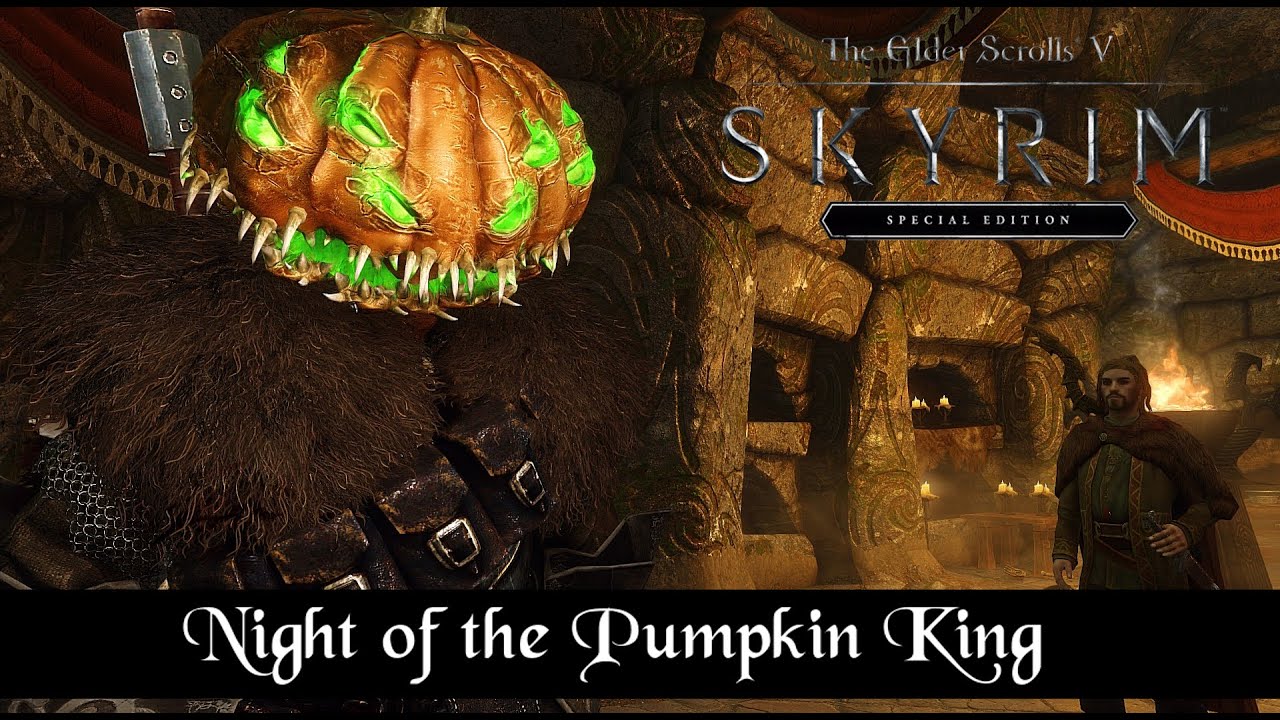Night of the Pumpkin King Skyrim SE YouTube