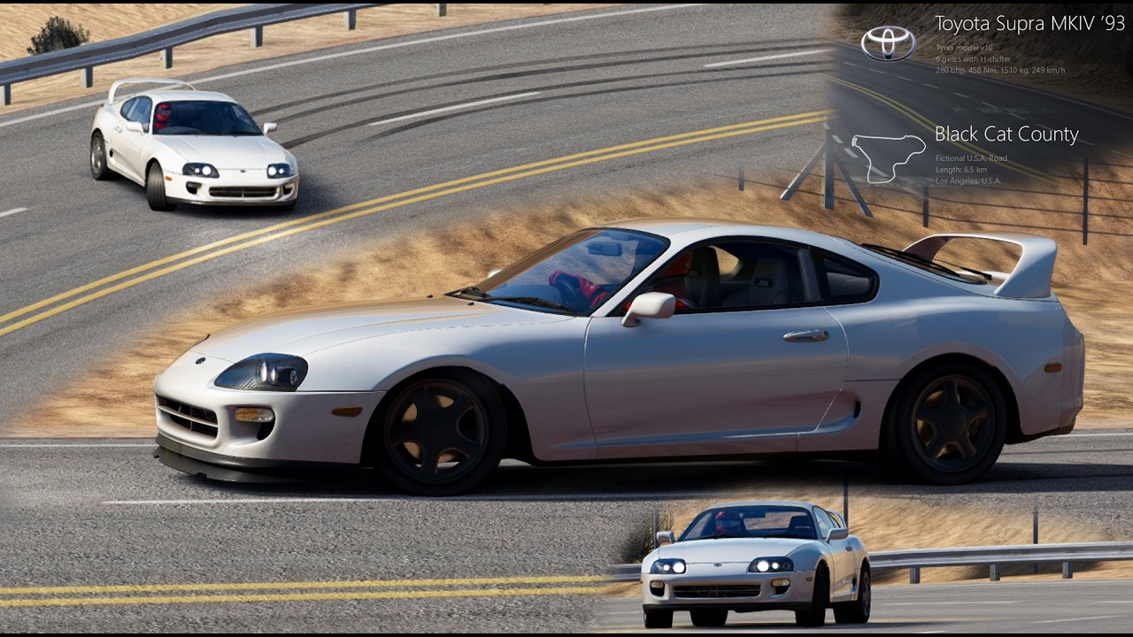 Assetto Corsa  | Toyota supra MK4 '93 | Black Cat Canyon  |