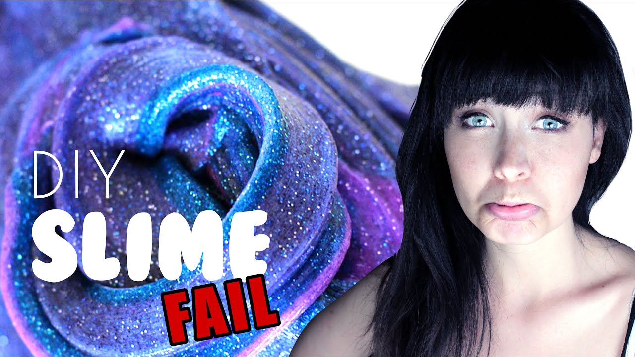 DIY GALAXY Slime FAIL - YouTube