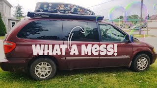 VanLife Spring Cleaning | Long overdue, deep clean of the minivan.