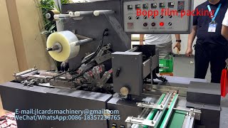 PK54-55 Fully Automatic Cards Making Cutting Tuck Box Bopp Film Packing Machine Production Lines