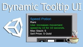 How To Create A Dynamic Tooltip UI - Unity Tutorial