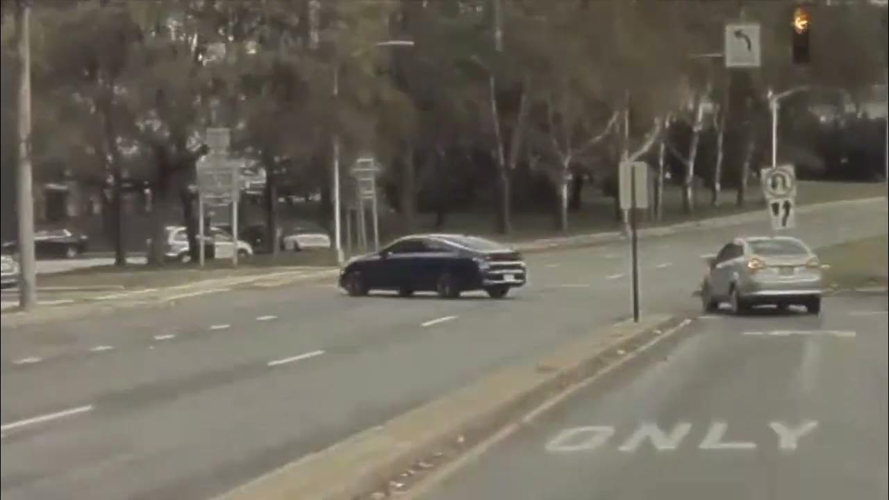 cars run red light capture on Tesla Cam YouTube