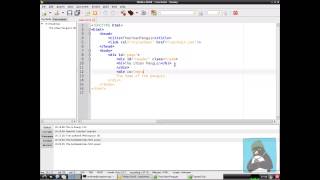 Raspberry Pi CSS HTML Geany