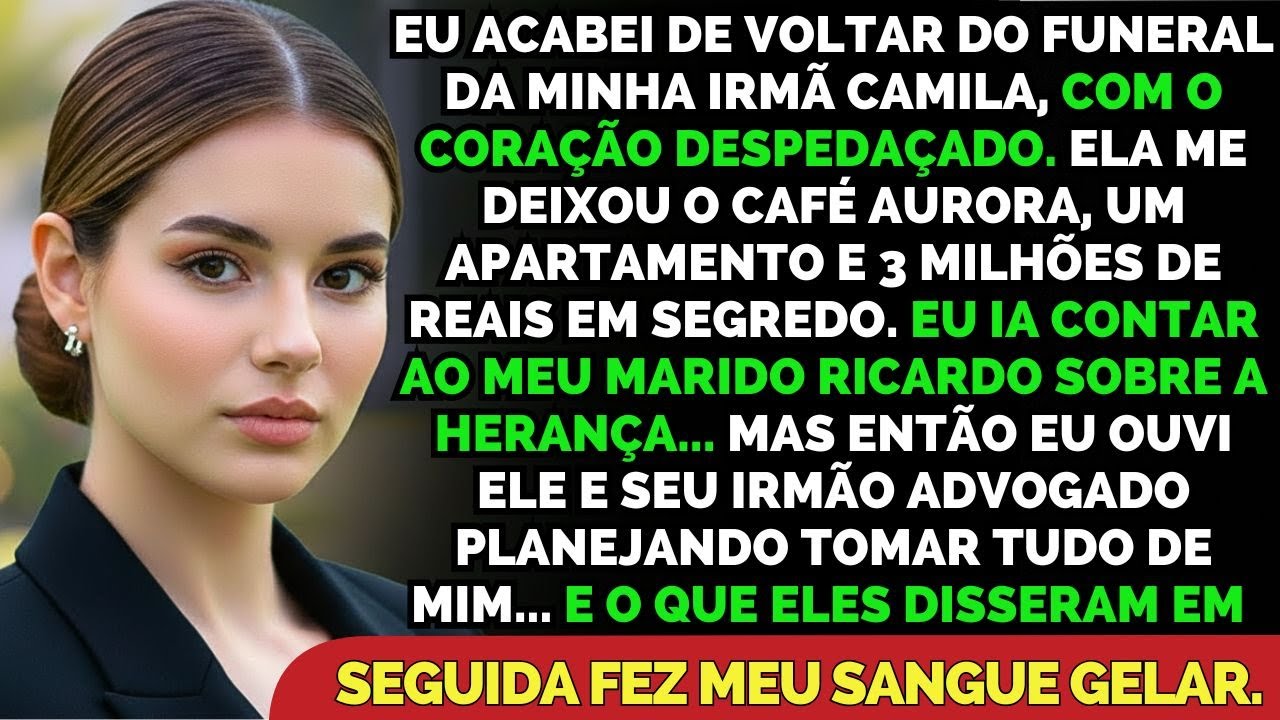 Voltei Do Funeral Da Minha Irmã Com 3 Milhões De Herança — E Ouvi Meu Marido Planejando Me Roubar.