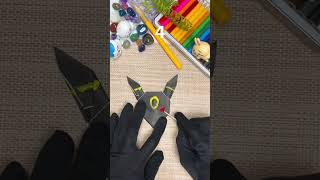 Anime Origami easy challenge video 😆😆😆 | Umbreon #shorts