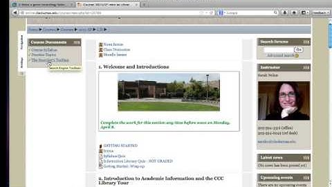 Introduction to Moodle for LIB 101