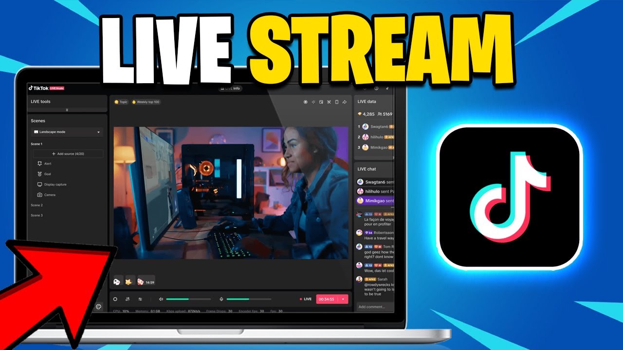 How To Livestream On TikTok PC | TikTok Live From PC/Laptop - YouTube