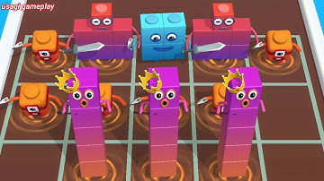 Merge Number Cube : Fam Run - Gameplay Part 2 🔥🔥 Fam Run 12345679 abcdef 🔥🔥