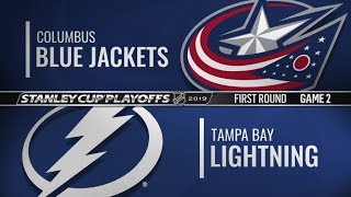 Recap: CBJ vs TBL First Round Game 2 Apr 12, 2019 Recap: CBJ vs TBL First Round Game 2 Apr 12, 2019