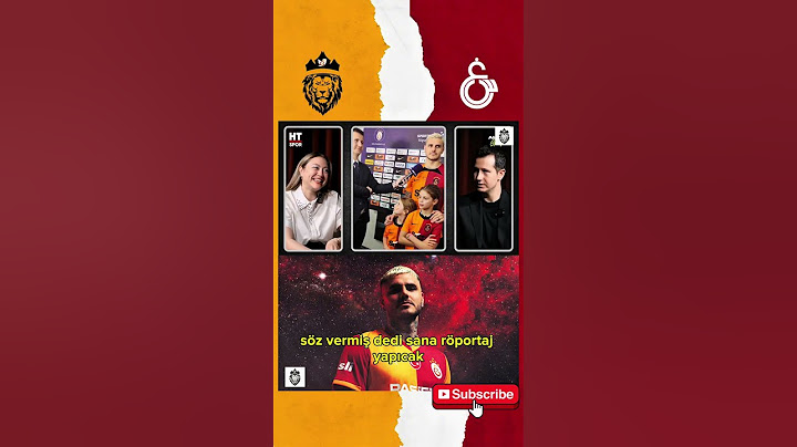 Deniz Biricik: "Icardi ile şampiyonluk röportajı yapmak istedim ‘biraz sonra’ dedi. #galatasaray