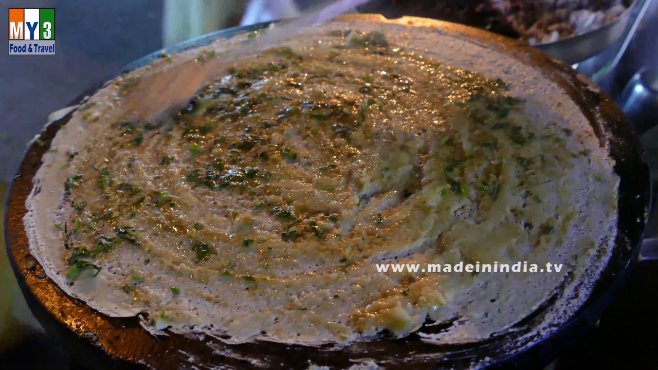 YAMMY INDIAN BREAKFAST RECIPE | MASALA DOSA street food | STREET FOOD