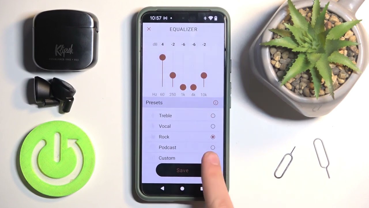 Klipsch T5 – Как изменить предустановку эквалайзера