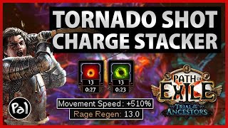 [PoE] Tornado Shot Charge Stacker Slayer - My Build of the League, Full Guide | 3.22, Ancestors