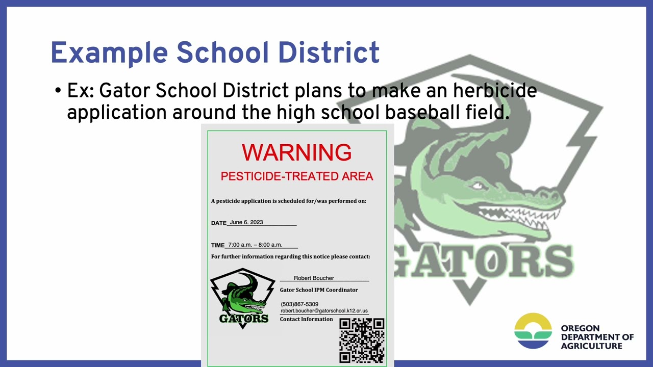 ODA School IPM Module: Warning Signs