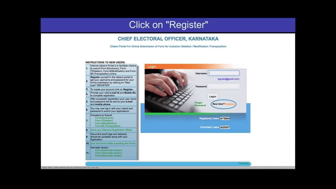 How to get Voter Id Karnataka, India (Watch in HD for better clarity