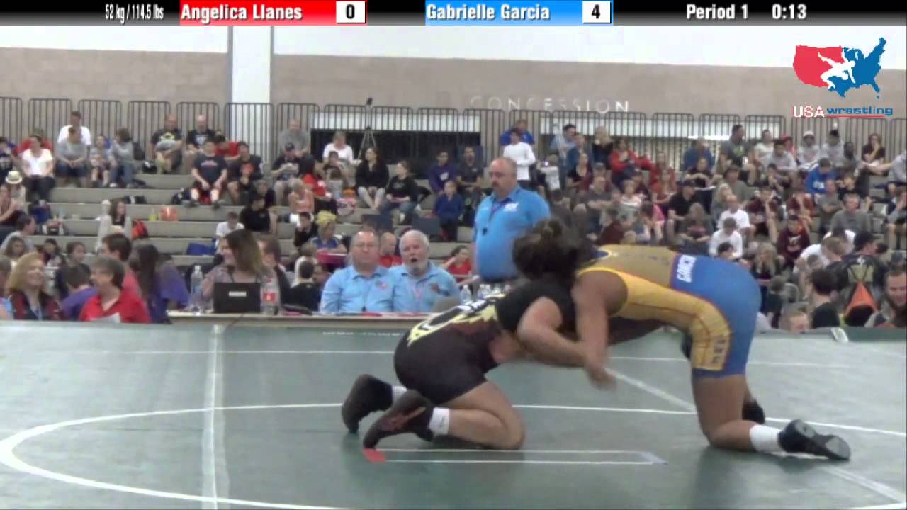 FILA Cadet 52 kg / 114.5 lbs Angelica Llanes vs