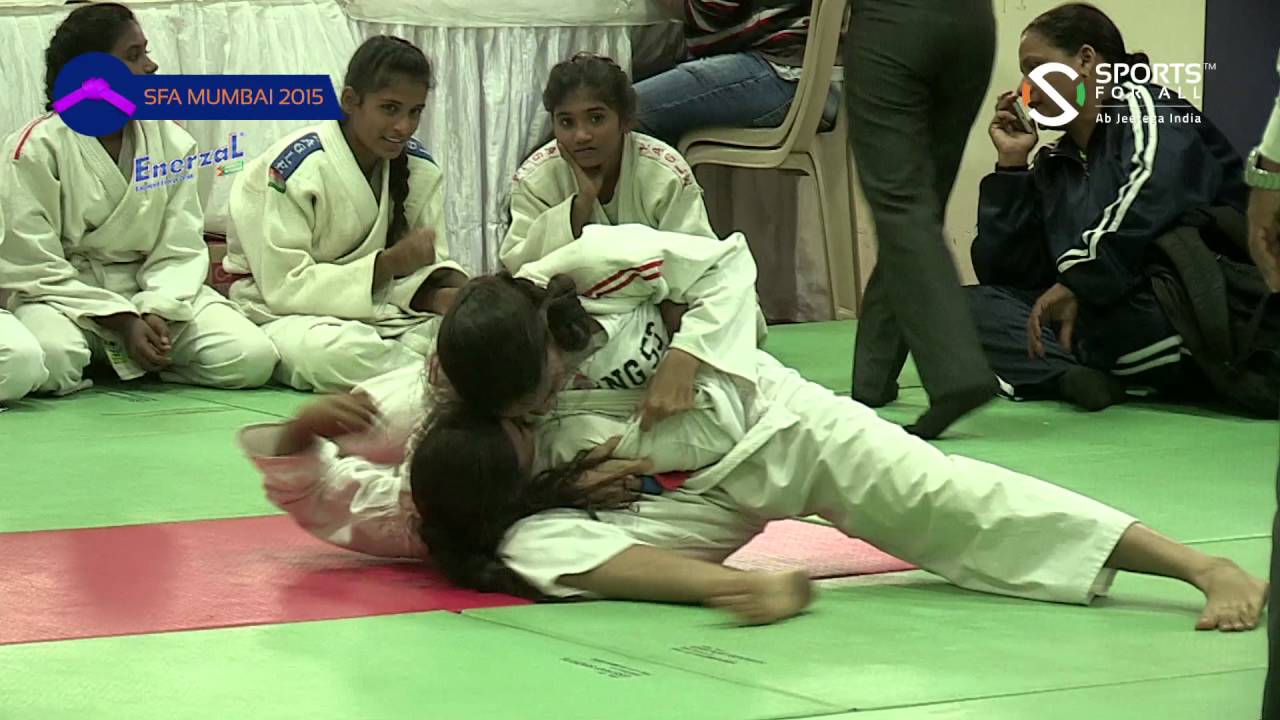 SFA Mumbai 2015 Judo S P Nilesh Vs L Vishwakarma Girls U17