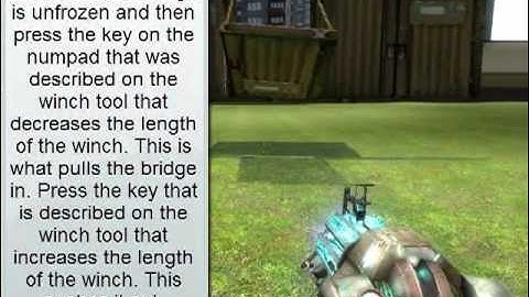 How to make a SIMPLE drawbridge in Garry