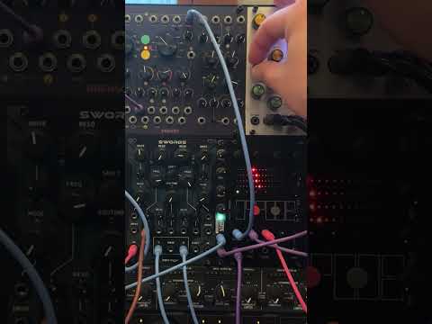 Frap Tools Brenso & RYK Night Rider shuffled percussion groove + clicks & blips from Halos #eurorack