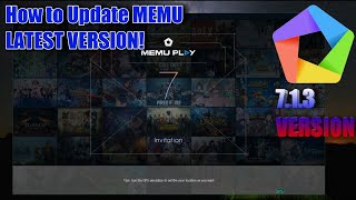 [TUTORIAL] | Cara Update MEMU App Player ke Versi 7.1.3 (versi saya)