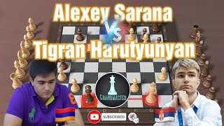 Alexey Sarana vs Tigran Harutyunyan | FIDE World Rapid Chess Championship 2022.#fide