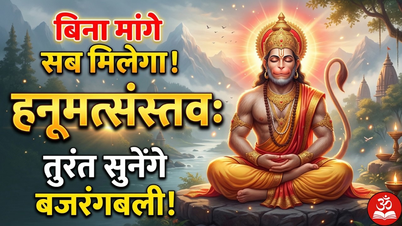 हनूमत्संस्तवः - महाबली हनुमान की संपूर्ण और जाग्रत स्तुति | Hanumat Samstavah for Divine Grace